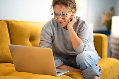 Person on laptop