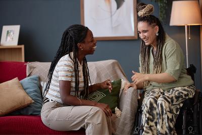 Women talking